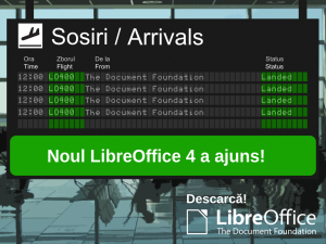 A sosit LibreOffice 4.0